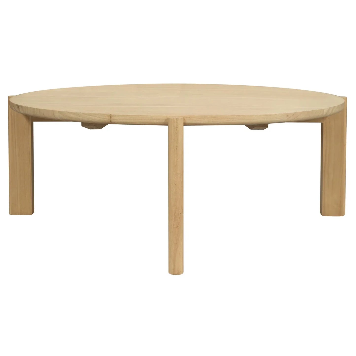 Adelle Round Coffee Table (Natural) - Mekamart Australia