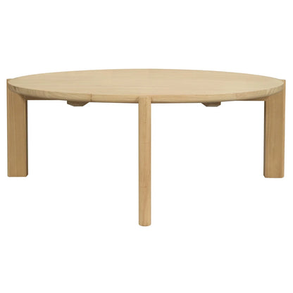 Adelle Round Coffee Table (Natural) - Mekamart Australia