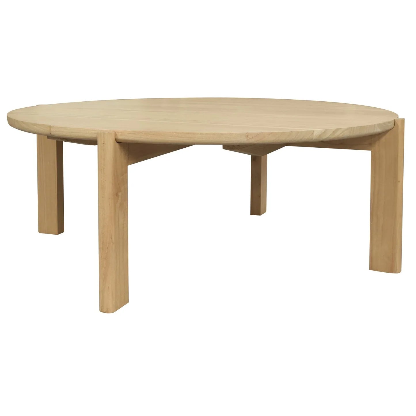 Adelle Round Coffee Table (Natural) - Mekamart Australia