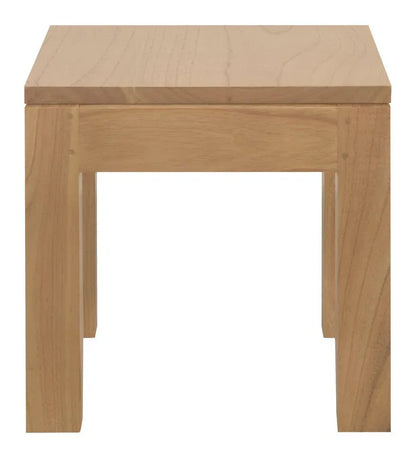 Amsterdam Solid Timber Lamp Table (Natural) - Mekamart Australia