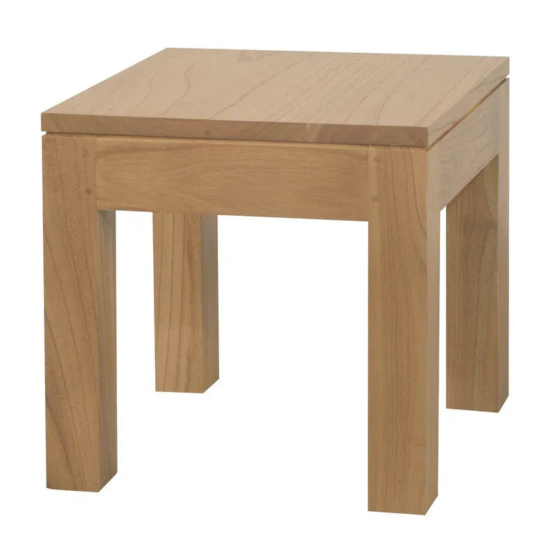 Amsterdam Solid Timber Lamp Table (Natural) - Mekamart Australia