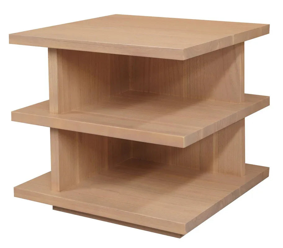Hudson Oversized Square Side Table (Natural) - Mekamart Australia