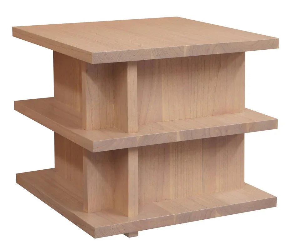 Hudson Oversized Square Side Table (Natural) - Mekamart Australia