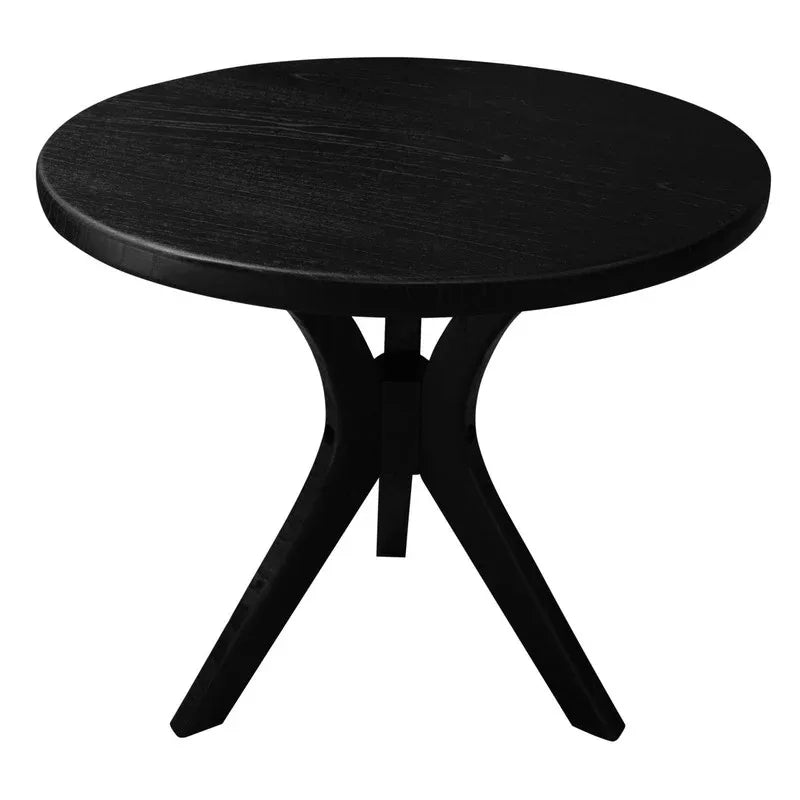 Gatsby Round Side Table - Large (Black) - Mekamart Australia