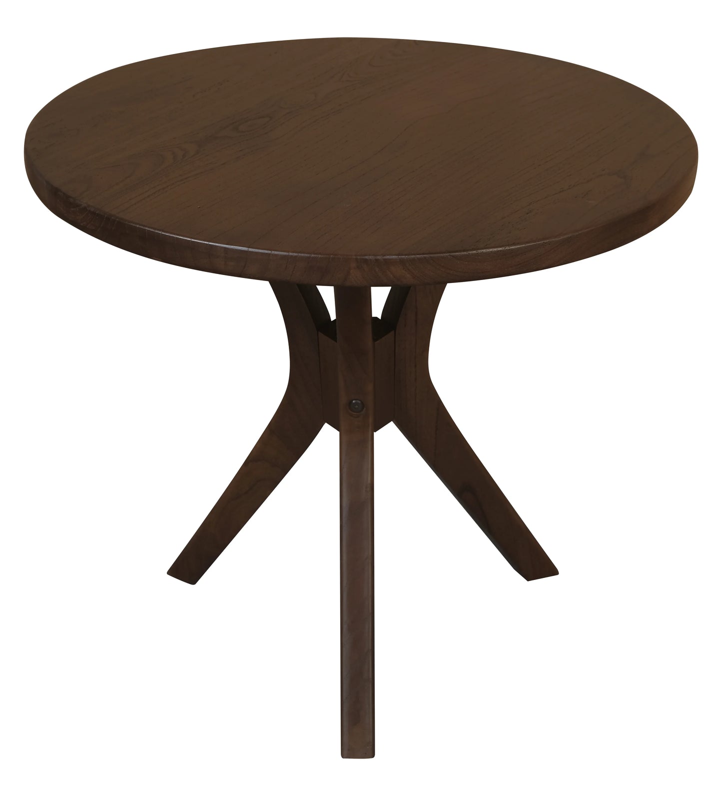 Gatsby Round Side Table - Large (Walnut) - Mekamart Australia