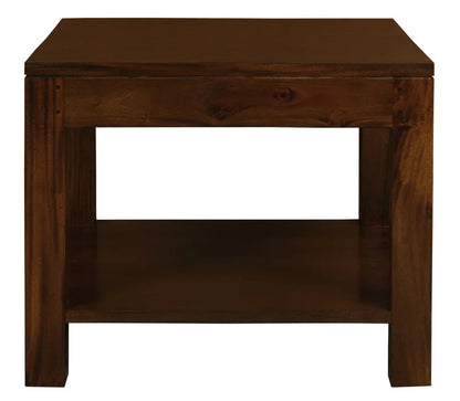 Amsterdam Solid Mahogany Timber Lamp Table 60 x 60 cm (Mohagany) - Mekamart Australia