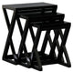 Manhattan Nest of Tables - Set of 3 (Black) - Mekamart Australia