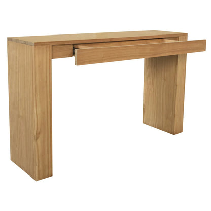 Hudson Solid Mindi Console Table (Natural) - Mekamart Australia