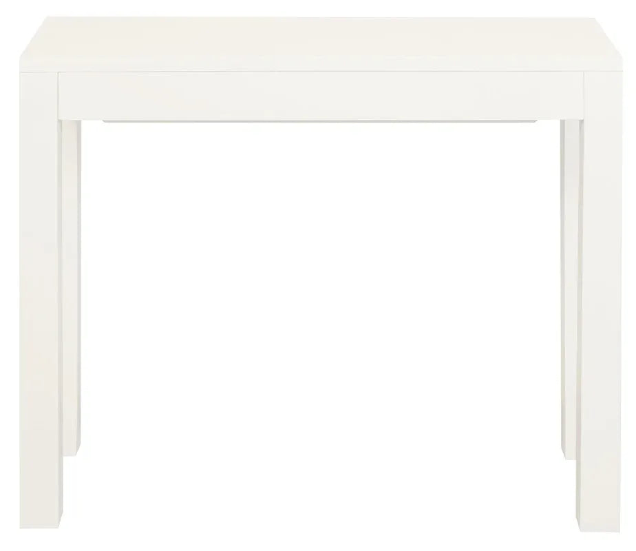 Amsterdam 1 Drawer Sofa Table (White) - Mekamart Australia