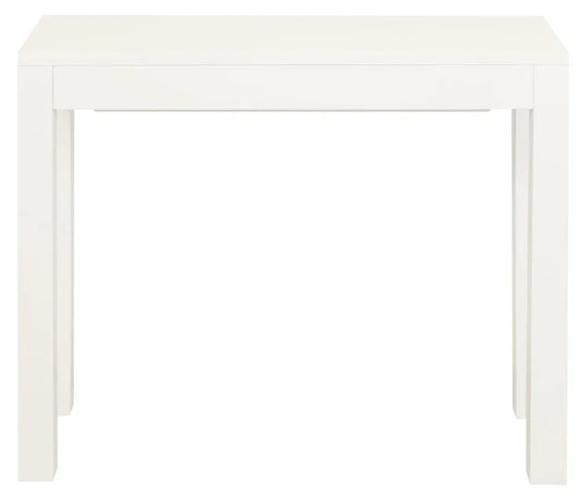 Amsterdam 1 Drawer Sofa Table (White) - Mekamart Australia