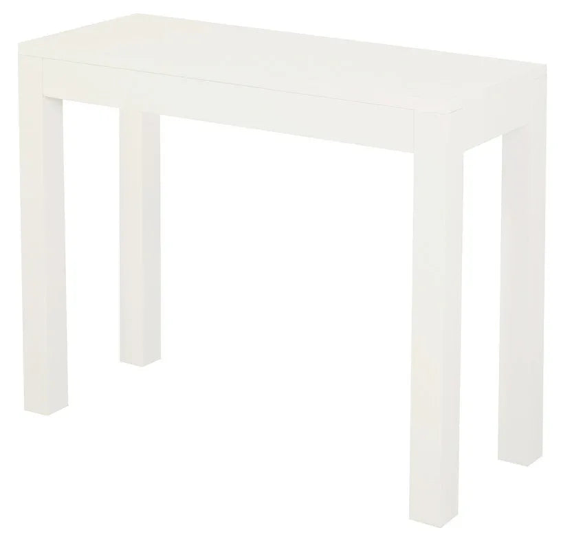Amsterdam 1 Drawer Sofa Table (White) - Mekamart Australia