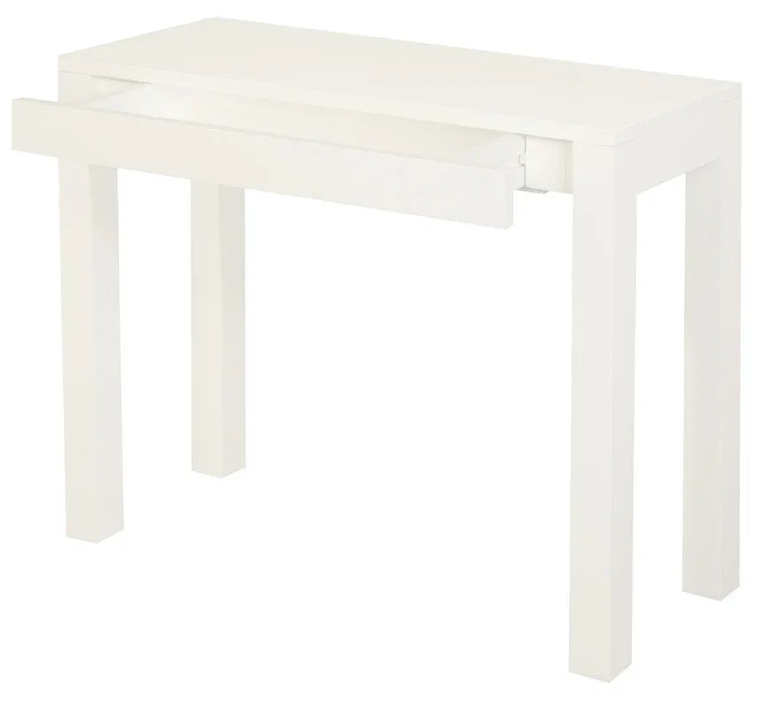 Amsterdam 1 Drawer Sofa Table (White) - Mekamart Australia