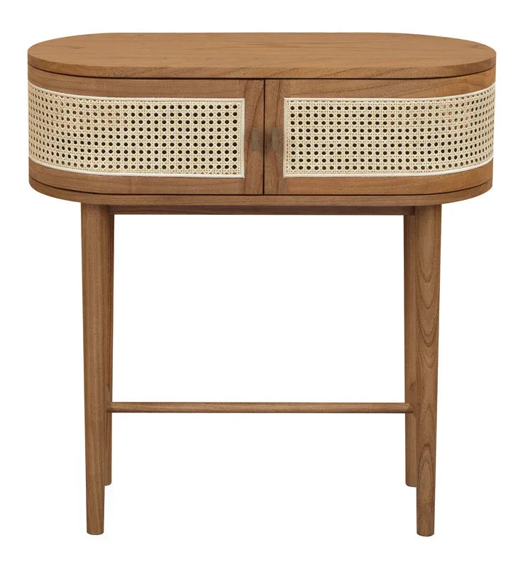 Kelly 2 Door Console Table (Almond) - Mekamart Australia