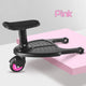 Stroller Step Board Toddler Buggys Wheel Standing Board Skateboard For Pram Kids Pink - Mekamart Australia