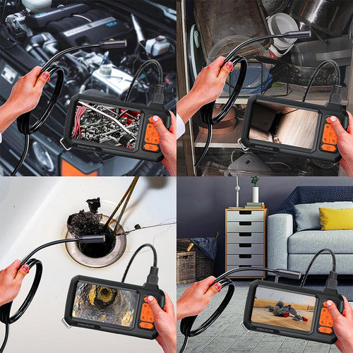 5M 8mm Lens Industrial Endoscope 1080P Digital Borescope Inspection Camera LED Lamp