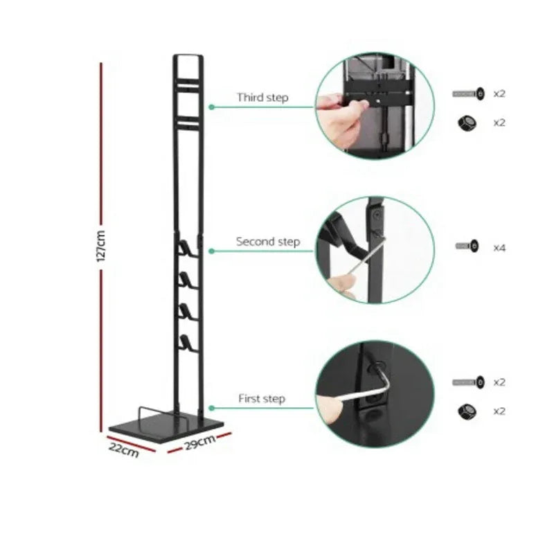 Freestanding Cordless Vacuum Cleaner Stand Rack Holder For Dyson V6 7 V8 V10 V11 - Mekamart Australia