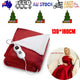 Double-side Flannel Heated Electric Throw Blanket Fast Heating Warm Washable red - Mekamart Australia