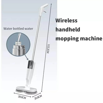 Cordless Electric spin 6Mops Cleaner 5In1 Floor Polisher Sweeper Washer Scrubber - Mekamart Australia