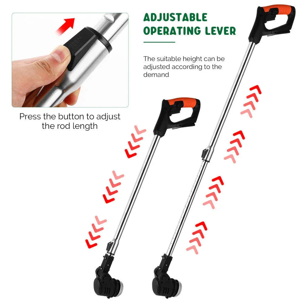 3in1 Cordless Grass Trimmer Grass Lawn Brush Cutter Whipper Snipper with 1 Battery - Mekamart Australia