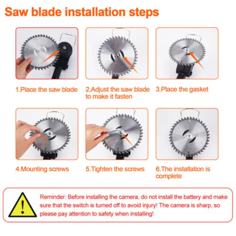 3in1 Cordless Grass Trimmer Grass Lawn Brush Cutter Whipper Snipper with 1 Battery - Mekamart Australia