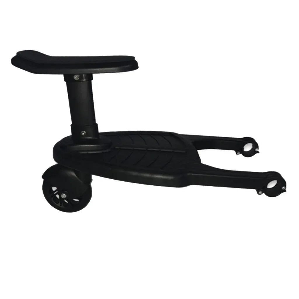 Stroller Step Board Toddler Buggys Wheel Standing Board Skateboard For Pram Kids Black - Mekamart Australia