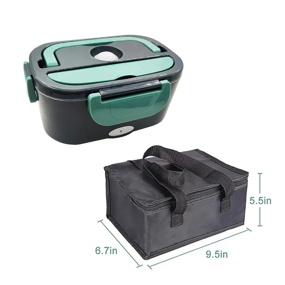 Electric Lunch Box Food Warmer Portable Leakproof Food Heater Car Home Picnic - Mekamart Australia