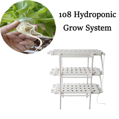 108 Plant Sites Hydroponic Grow Tool Kit Vegetable Garden Hydroponic Grow System - Mekamart Australia