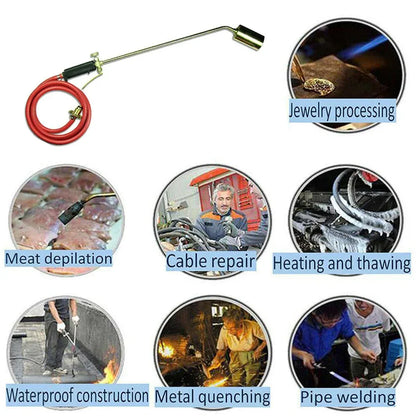 Weed Torch Burner Kit Shrub Weed Grass Killer Butane Gas Garden Tools Nozzl Hose - Mekamart Australia