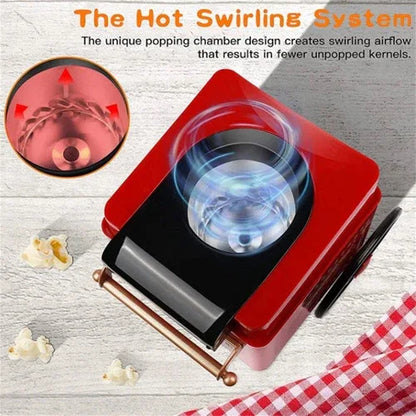 Electric Home Popcorn Machine Classic Car Corn Popper Maker For Kid Gift - Mekamart Australia