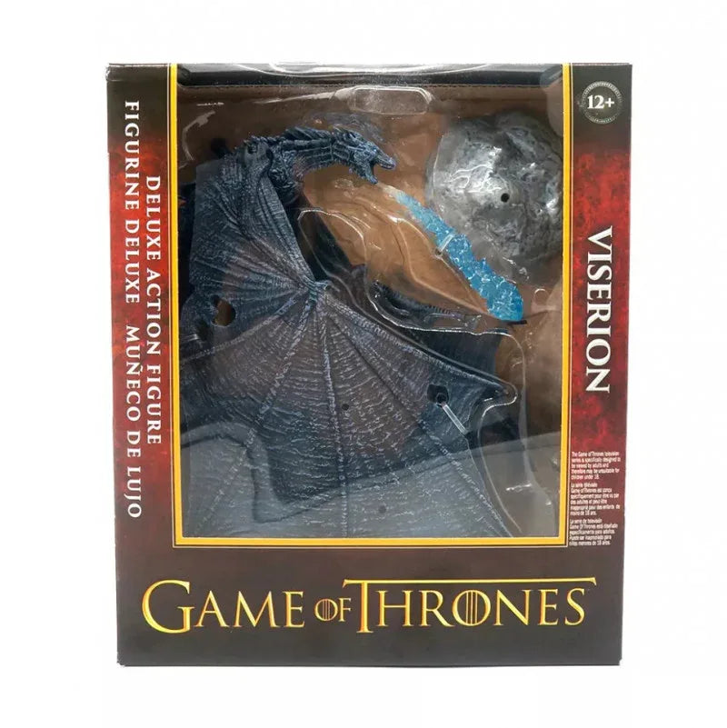 GAME OF THRONES Viserion Ice Dragon Action Figure Statue PVC Toys Boxed Gift - Mekamart Australia