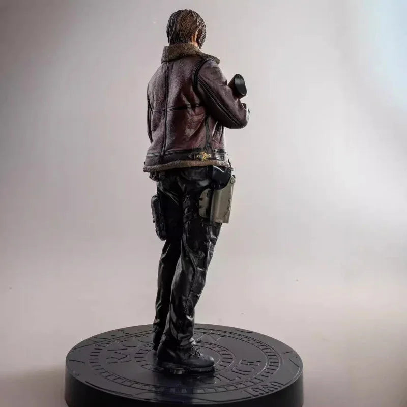 Resident Evil Leon Scott Kennedy Figure Game Model Statue Toy 33cm - Mekamart Australia