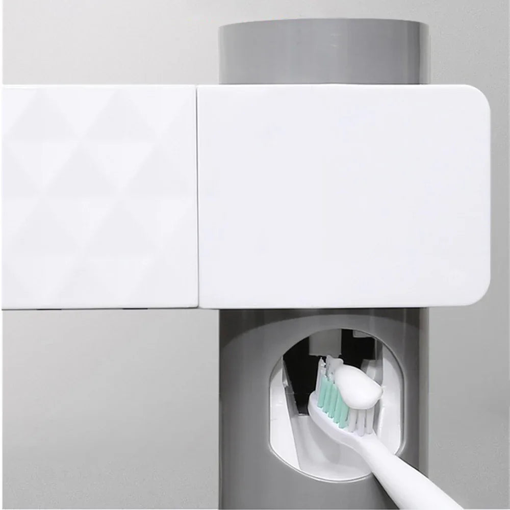 UV Lamp Sterilizer Toothbrush Holder Bathroom Automatic Toothpaste Health Clean - Mekamart Australia