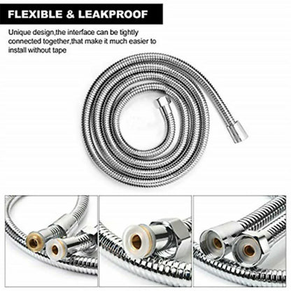 3m Shower Head Hose Stainless Steel Bathroom Flexible Tube Replacement Pipe AU - Mekamart Australia