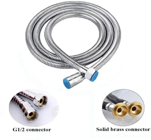 3m Shower Head Hose Stainless Steel Bathroom Flexible Tube Replacement Pipe AU - Mekamart Australia