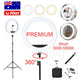 8"LED Ring Light Dimmable Lighting Kit Phone+Selfie 40cm Tripod Makeup Live Lamp - Mekamart Australia