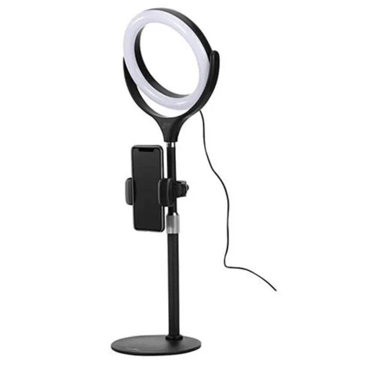 8"LED Ring Light Dimmable Lighting Kit Phone+Selfie 40cm Tripod Makeup Live Lamp - Mekamart Australia