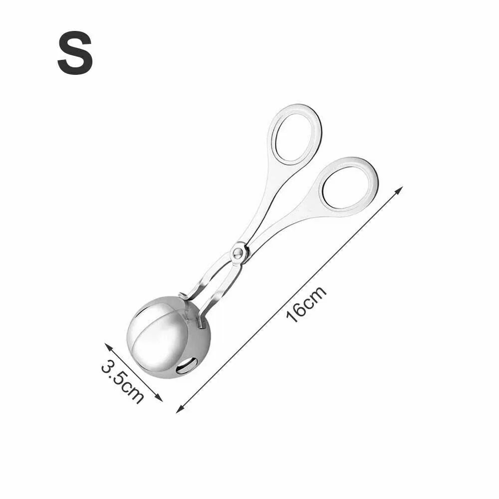 S Meatball Maker Spoon Kitchen Stick Utensil Baller Meat Stainless Steel AU - Mekamart Australia