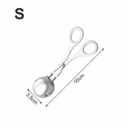 S Meatball Maker Spoon Kitchen Stick Utensil Baller Meat Stainless Steel AU - Mekamart Australia