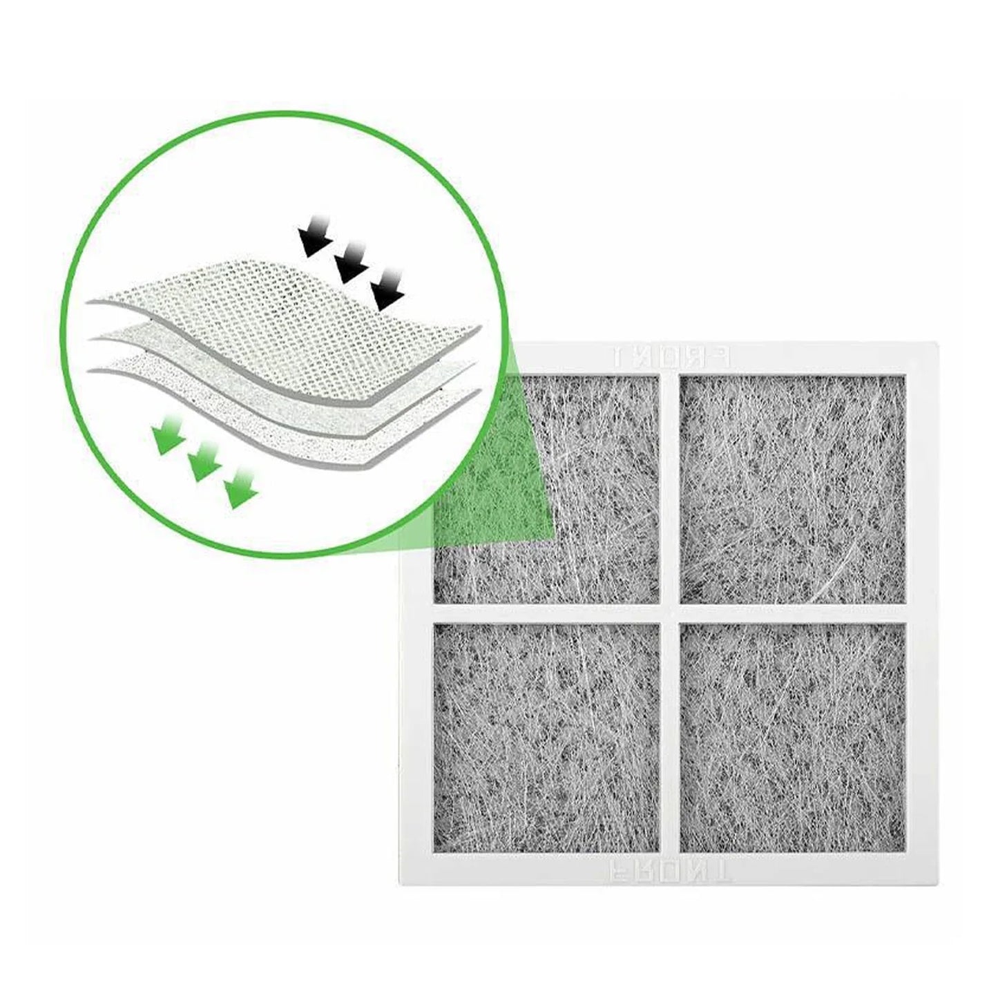 4Pcs Fridge Refridgerator Air Filter Replacement LG LT120F GF-AD910SL GF-5L712PL - Mekamart Australia