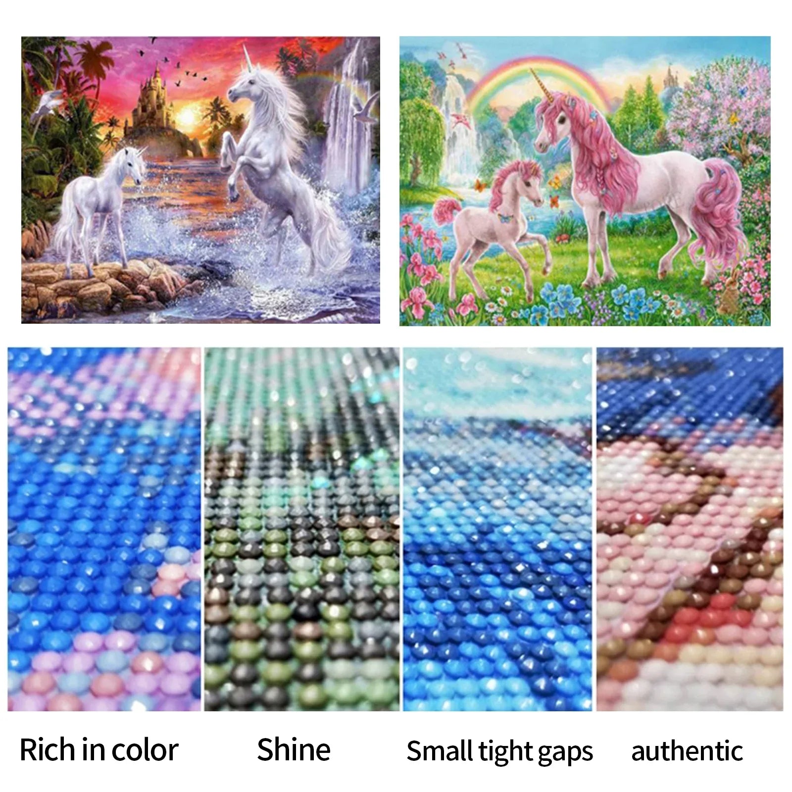 2PCS 5D Diamond Painting Kits Diamond Glue Art Kit Paint for Adults Kids DIY Gift 40x30cm - Mekamart Australia