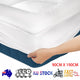 Luxury Mattress Topper Pillowtop Bedding Mat Pad Fitted Cover Underlay SINGLE - Mekamart Australia