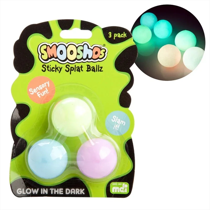 Glow In The Dark Sticky Splat Ball - Mekamart Australia