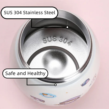 1000ml Large Water Bottle Stainless Steel Straw Water Jug with FREE Sticker Packs (Pink) - Mekamart Australia