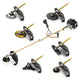 Baumr-AG 65CC Brushcutter Whipper Snipper Trimmer Brush Cutter Multi Pole Tool - Mekamart Australia
