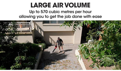 Baumr-AG 20V Lithium Cordless Leaf Blower Electric Hand-held Garden Tool - Mekamart Australia