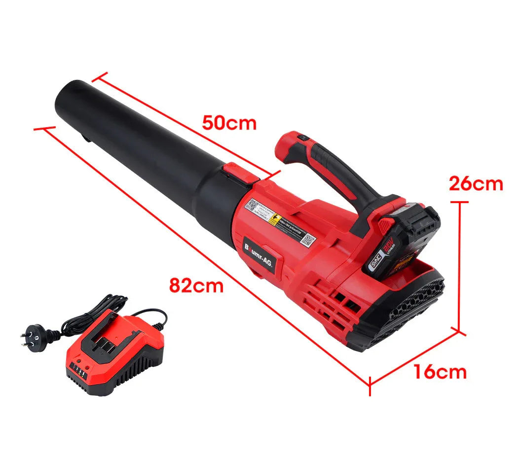 Baumr-AG 20V Lithium Cordless Leaf Blower Electric Hand-held Garden Tool - Mekamart Australia