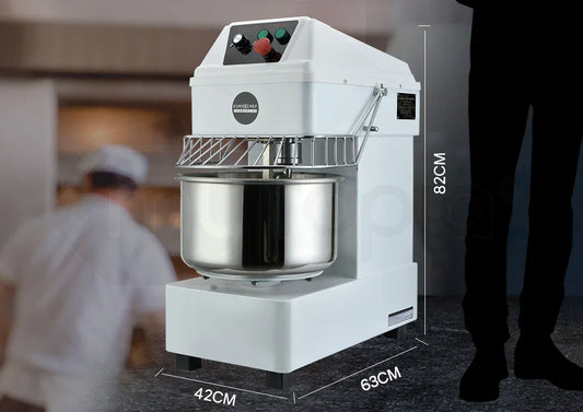 EUROCHEF 20L Spiral Dough Mixer Commercial Machine Bakery Kneader Litre Small - Mekamart Australia