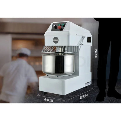 EUROCHEF 30L Spiral Dough Mixer Commercial Machine Bakery Bread Kneader Litre Small - Mekamart Australia