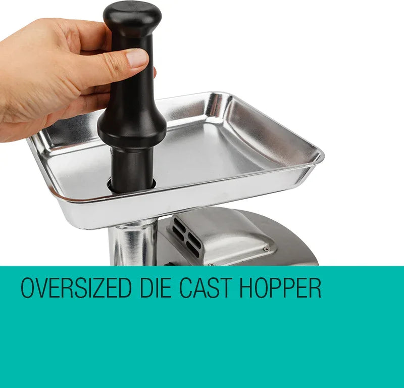 EuroChef Meat Grinder Electric Mincer Sausage Filler Kebbe Maker - Mekamart Australia