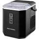 POLYCOOL Portable Ice Maker Machine, Automatic, 12kg/day, Auto Clean, with Scoop and Removable Basket, Black - Mekamart Australia